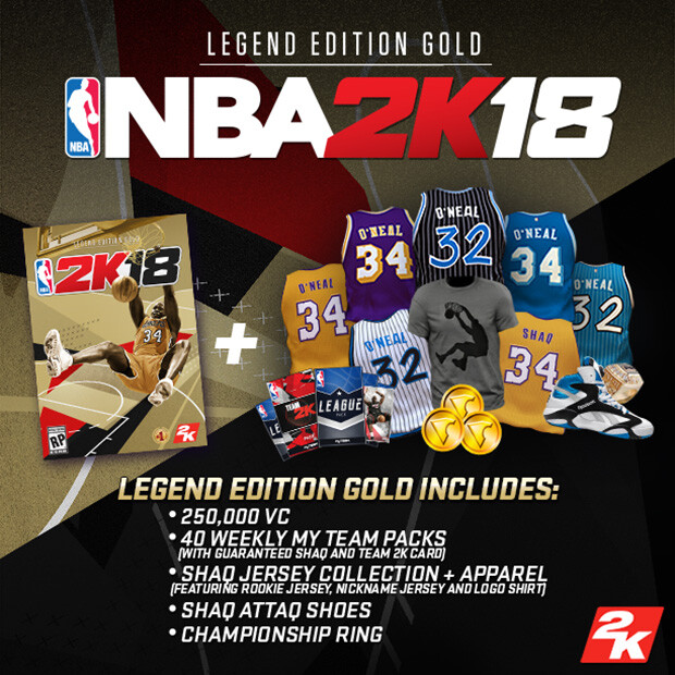 NBA 2K18 - Legend Gold Edition [Steam CD Key] for PC - Buy now