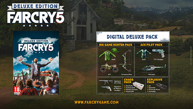 Far Cry 5 Standard Deluxe Gold Version Comparison Faq Gamesplanet Com