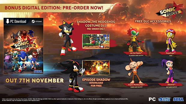 Sonic Forces will let you play as Shadow the Hedgehog