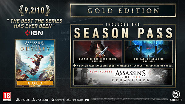 Assassin's Creed® Odyssey - Gold Edition