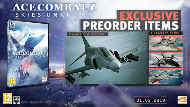 PC System Requirements for ACE COMBAT 7: Skies Unknown