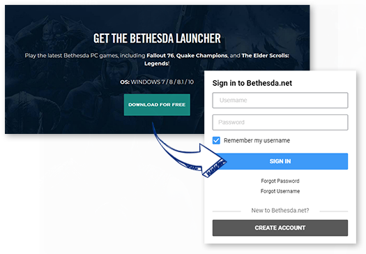 how to download bethesda launcher